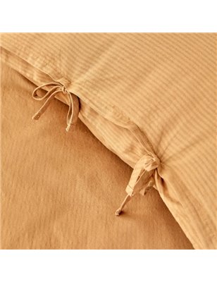 NAU PRUVA MUSTARD DUVET COVER SET QUEEN SIZE - QUEEN SIZE