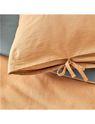 Nau Pruva Mustard/Green Df Duvet Cover Set Queen Size - Queen Size | Enplus Home