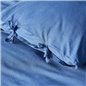 Nau Pruva Navy Blue Duvet Cover Set Queen Size - Queen Size