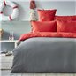 Nau Pruva Red/Anthracite Duvet Cover Set Queen Size - Queen Size