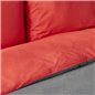 Nau Pruva Red/Anthracite Duvet Cover Set Queen Size - Queen Size