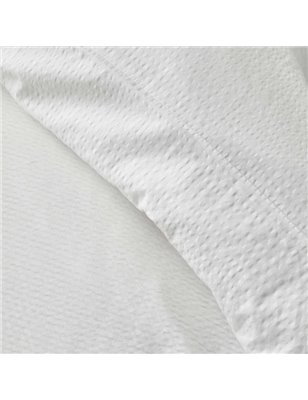 NAU PRUVA WHITE DUVET COVER SET QUEEN SIZE - QUEEN SIZE