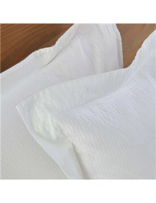 NAU PRUVA WHITE 2' PILLOW CASE -  50x70