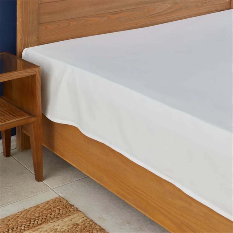 NAU WHITE SHEET QUEEN SIZE - QUEEN SIZE