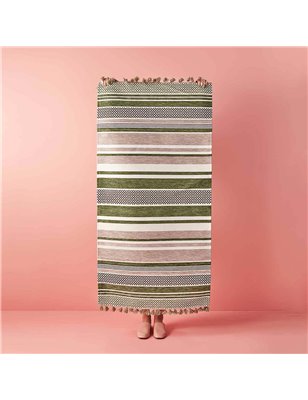 80X150 Green Line Rug - 80X150