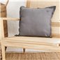 4 ELEMENT K. GREY DECORATIVE PILLOW 45X45 ATES -  45x45