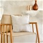 4 ELEMENT WHITE DUZ DECORATIVE PILLOW 45X45 -  45x45