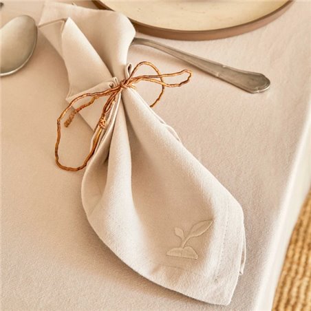 4 Element White 2 Napkin - 45X45 | Enplus Home