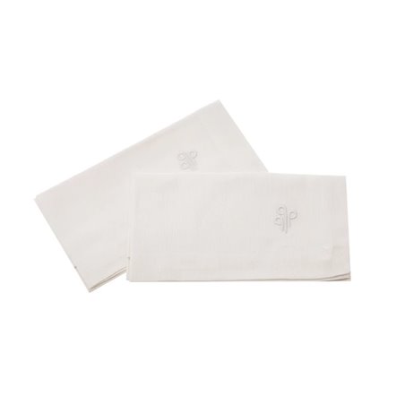 4 ELEMENT WHITE 2 NAPKIN -  45x45