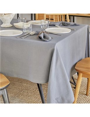 4 ELEMENT ANTHRACITE TABLECLOTH 160x240 ATEÅž -  160x240