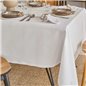 4 ELEMENT WHITE TABLECLOTH 160x240 HAVA -  160x240