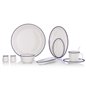 Schafer Bianca Breakfast Set-36 Pcs.-Navy Blue