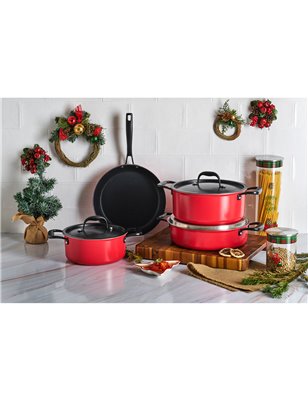 Karaca Avanos New Bio Granit 7 Pcs Cookware Set | Enplus Home