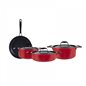 KARACA BIO DIAMOND PRO JAPANESE RED 7 PCS COOKWARE SET