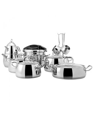 Karaca Power Steel Nikko Cookware Set New