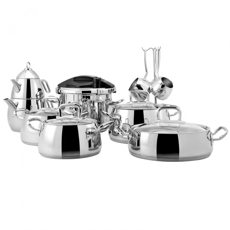 Karaca Power Steel Nikko Cookware Set New