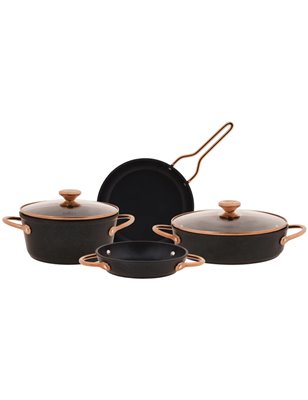 KARACA BIO DIAMOND POWER 6 PCS COOKWARE SET ROSEÂ  GOLD