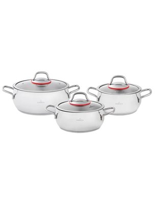 KARACA SARIYER STEEL MIDI SET 6 PCS COOKWARE SET