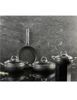 KARACA AVANOS NEW BIO GRANIT 7 PCS COOKWARE SET