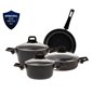 Karaca Bio Diamond Power Ant Kulp 7 Pcs Cookware Set Ind