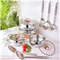 KARACA EMIRGAN STEEL COOKWARE SET 13 PCS