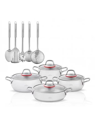 KARACA EMIRGAN STEEL COOKWARE SET 13 PCS