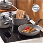 KARACA BIOGRANIT GREY V1 7 PCS COOKWARE SET IND