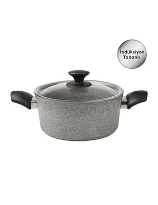 KARACA BIOGRANIT GREY V1 7 PCS COOKWARE SET IND