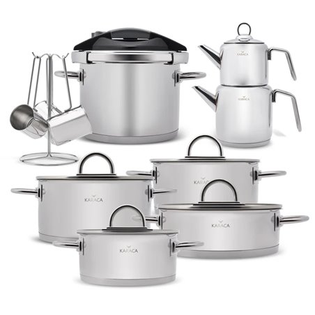 KARACA PLATINIUM 17 PCS COOKWARE SET