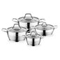 Schafer Vals Steel Cookware Set-8 Pcs.-Inox