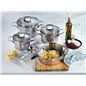 Schafer Stahl Steel Cookware Set- 8 Pcs.-Inox