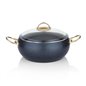 SCHAFER JUPITER GRANITE POT SET-8 PCS.-NAVY BLUE