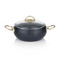 SCHAFER JUPITER GRANITE POT SET-8 PCS.-NAVY BLUE