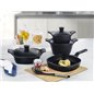 Schafer Felsen Casting Pot Set-7 Pcs.-Black