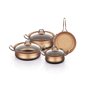 SCHAFER KESSEL POT SET-7 PCS. -GOLD