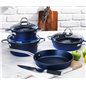 SCHAFER HUSKY CASTING POT SET-7 PCS.-NAVY BLUE