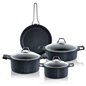 Schafer Onix Casting Pot Set-7 Pcs.-Black