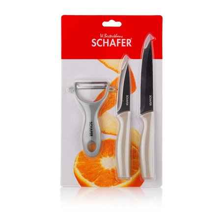 SCHAFER HELFER SET OF 3 PCS KNIFE SET -3 PCS.-BEIGE