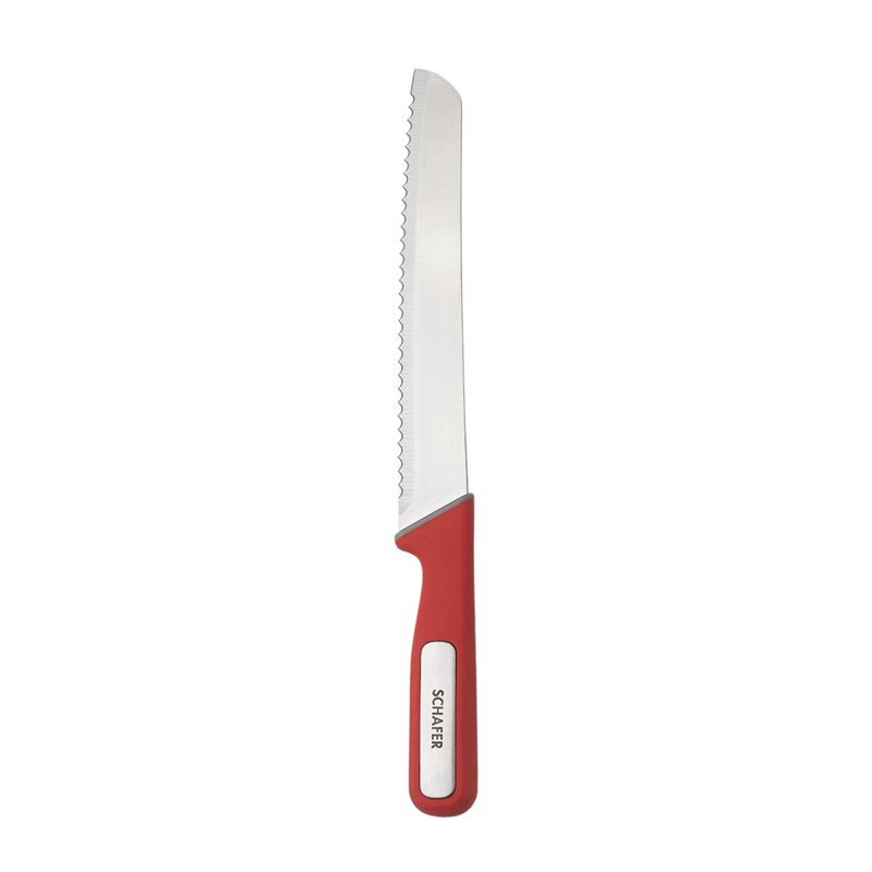 Schafer Helfer Bread Knife- 1 Pcs.-Red