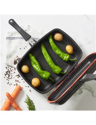 Schafer Galaxy Granite Pan 30Cm-1 Pcs.-Black | Enplus Home