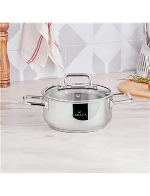 KARACA GALAXY STEEL POT 18 CM 2,0 LT