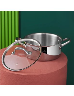 KARACA 3PLY POWER STEEL 24 CM POT 4,6 LT