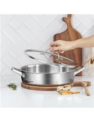 Karaca Bianca 304 Steel 18 Cm Pot | Enplus Home