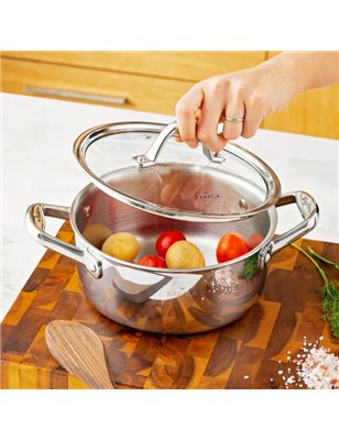 Karaca 3Ply Power Steel 20 Cm Pot 2 | Enplus Home