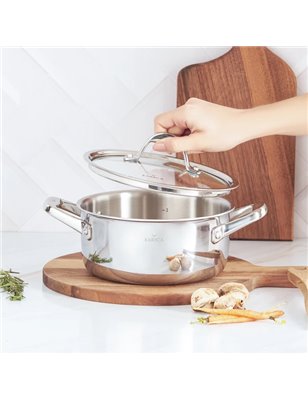 Karaca 3Ply Power Steel 20 Cm Pot 2 | Enplus Home