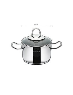 Karaca Firuze Steel Pot 2017 16 Cm | Enplus Home