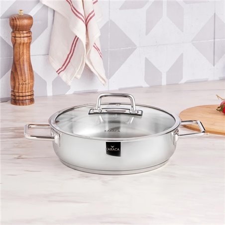 Karaca 3Ply Power Steel 24 Cm Pot 4 | Enplus Home