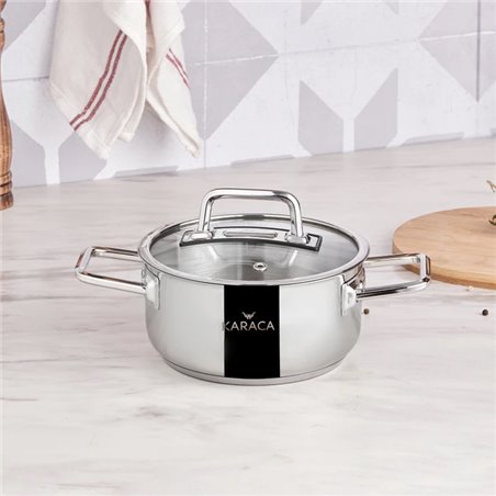 Karaca 3Ply Power Steel 20 Cm Pot 2 | Enplus Home