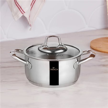 Karaca 3Ply Power Steel 20 Cm Pot 2 | Enplus Home