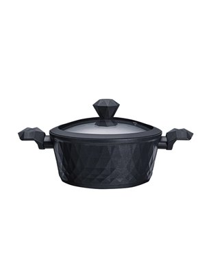 Schafer Gastronomie Master Granite Shallow Pot-28Cm-2 Pcs.-Black | Enplus Home